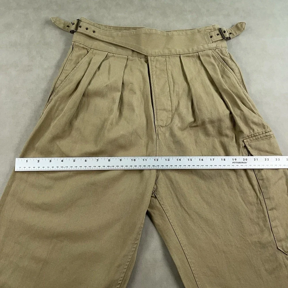 Banana Republic Gurkha Pants Womens 6 L30 Safari Heritage Explorer Cotton Linen